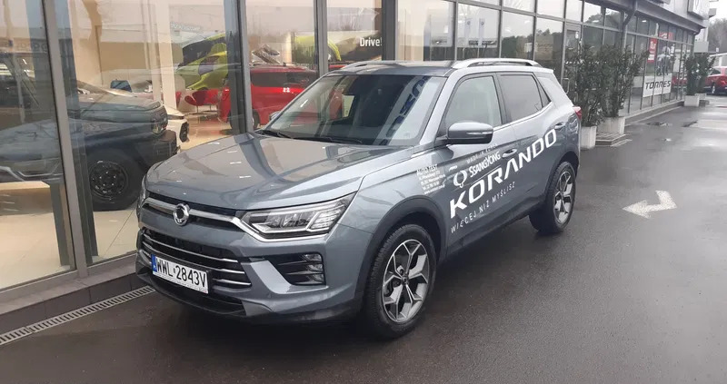 mazowieckie SsangYong Korando cena 139900 przebieg: 5, rok produkcji 2023 z Poniatowa